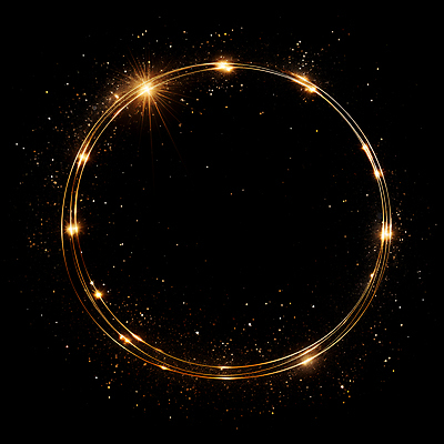 JPG 편집이미지 선 프레임 사람없음 빛 반짝임 검은색 금색 원형 디지털합성 써클 편집소스 이미지편집 편집실사 AI컴퓨터그래픽 AI콘텐츠 도형 컬러 모션 CG 파일형식