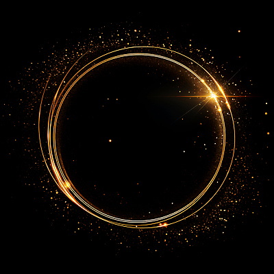 JPG 편집이미지 선 프레임 사람없음 빛 반짝임 검은색 금색 원형 디지털합성 써클 편집소스 이미지편집 편집실사 AI컴퓨터그래픽 AI콘텐츠 도형 컬러 모션 CG 파일형식