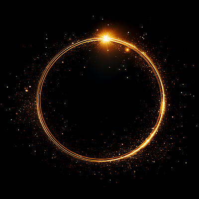 JPG 편집이미지 선 프레임 사람없음 빛 반짝임 검은색 금색 원형 디지털합성 써클 편집소스 이미지편집 편집실사 AI컴퓨터그래픽 AI콘텐츠 도형 컬러 모션 CG 파일형식