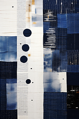 JPG 도형 백그라운드 일러스트 추상 사람없음 파란색 빈티지 디지털합성 스티치 편집소스 국내일러스트 AI일러스트 AI콘텐츠 컬러 컨셉 무늬 바느질 파일형식