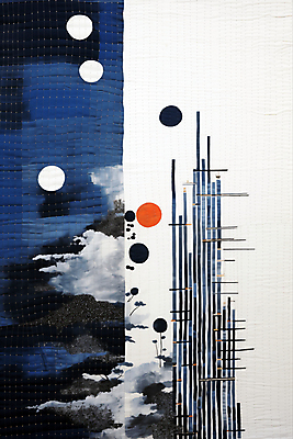 JPG 도형 백그라운드 일러스트 추상 사람없음 파란색 빈티지 디지털합성 스티치 편집소스 국내일러스트 AI일러스트 AI콘텐츠 컬러 컨셉 무늬 바느질 파일형식