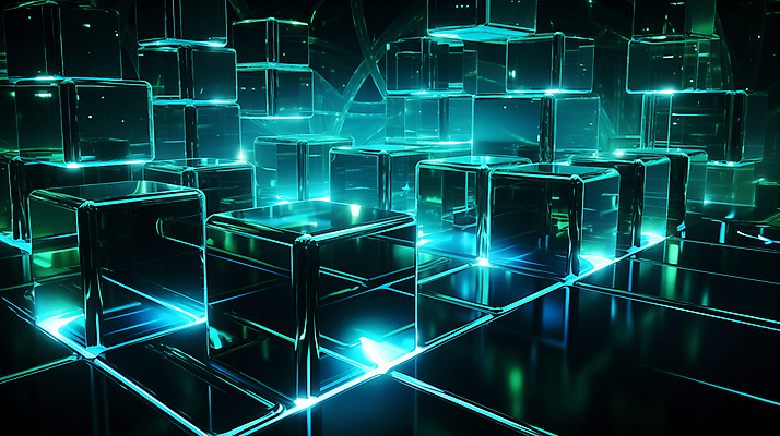 JPG 편집이미지 선 미래 사람없음 초록색 빛 디지털 사각형 큐브 디지털합성 네온 지오메트릭 편집소스 이미지편집 편집실사 AI컴퓨터그래픽 AI콘텐츠 도형 컬러 컨셉 CG 파일형식