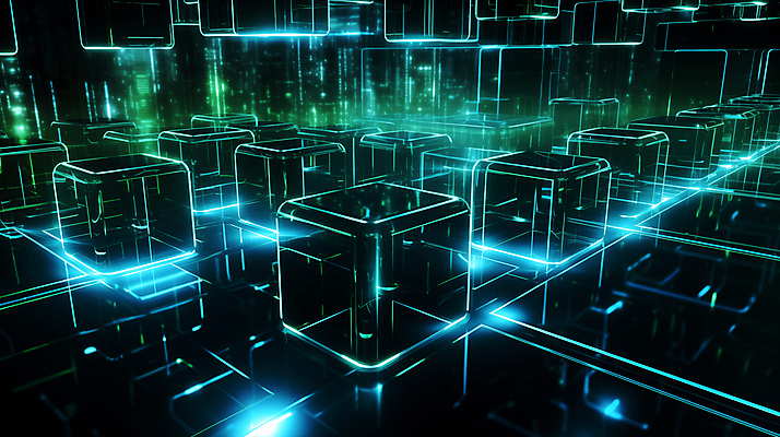 JPG 편집이미지 선 미래 사람없음 초록색 빛 디지털 사각형 큐브 디지털합성 네온 지오메트릭 편집소스 이미지편집 편집실사 AI컴퓨터그래픽 AI콘텐츠 도형 컬러 컨셉 CG 파일형식