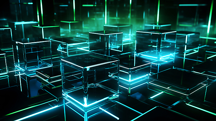 JPG 편집이미지 선 미래 사람없음 초록색 빛 디지털 사각형 큐브 디지털합성 네온 지오메트릭 편집소스 이미지편집 편집실사 AI컴퓨터그래픽 AI콘텐츠 도형 컬러 컨셉 CG 파일형식