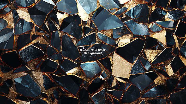 PSD 편집이미지 백그라운드 사람없음 검은색 금색 돌_바위 화려 황금 카피스페이스 이미지편집 컬러 컨셉 공백 파일형식