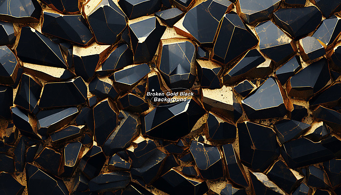 PSD 편집이미지 백그라운드 사람없음 검은색 금색 돌_바위 화려 황금 카피스페이스 이미지편집 컬러 컨셉 공백 파일형식