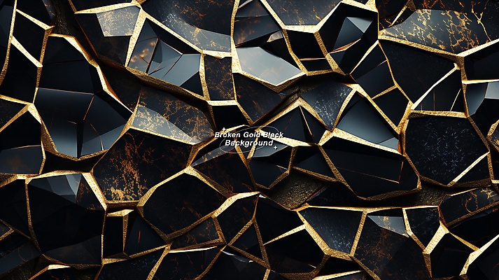 PSD 편집이미지 백그라운드 사람없음 검은색 금색 돌_바위 화려 황금 카피스페이스 이미지편집 컬러 컨셉 공백 파일형식