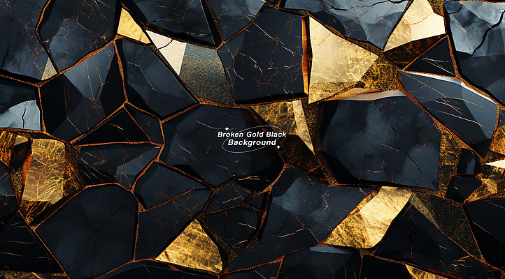 PSD 편집이미지 백그라운드 사람없음 검은색 금색 돌_바위 화려 황금 카피스페이스 이미지편집 컬러 컨셉 공백 파일형식