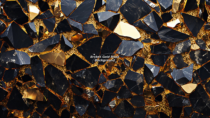 PSD 편집이미지 백그라운드 사람없음 검은색 금색 돌_바위 화려 황금 카피스페이스 이미지편집 컬러 컨셉 공백 파일형식
