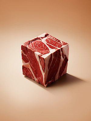 JPG 편집이미지 음식 생고기 육류 사람없음 신선 큐브 디지털합성 덩어리 편집소스 갈색배경 편집실사 AI컴퓨터그래픽 AI콘텐츠 백그라운드 식재료 갈색 CG 파일형식