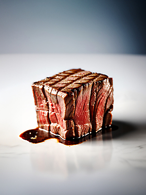 JPG 편집이미지 음식 육류 스테이크 사람없음 신선 소스 큐브 디지털합성 덩어리 편집소스 편집실사 AI컴퓨터그래픽 AI콘텐츠 식재료 서양음식 양념 CG 파일형식