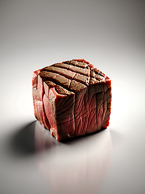 JPG 편집이미지 음식 육류 스테이크 사람없음 신선 큐브 디지털합성 덩어리 편집소스 편집실사 AI컴퓨터그래픽 AI콘텐츠 식재료 서양음식 CG 파일형식