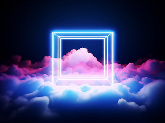 JPG 구름 편집이미지 백그라운드 프레임 사람없음 빛 사각형 신비 테두리 네온 이미지편집 편집실사 AI컴퓨터그래픽 AI콘텐츠 자연요소 도형 컨셉 CG 파일형식