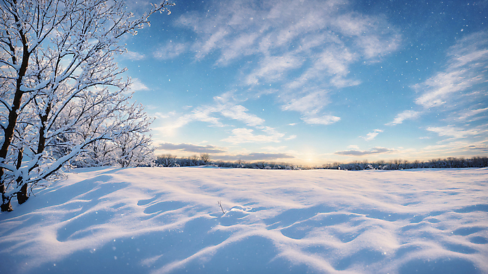 JPG 나무 편집이미지 겨울 하늘 풍경 사람없음 설원 추위 눈 편집실사 AI포토 AI콘텐츠 자연요소 식물 계절 날씨 눈_날씨 CG 파일형식