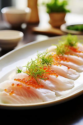 JPG 편집이미지 접시 음식 사람없음 생선회 회 신선 날것 연어알 플레이팅 편집실사 AI포토 AI콘텐츠 식기 알 상차림 CG 파일형식