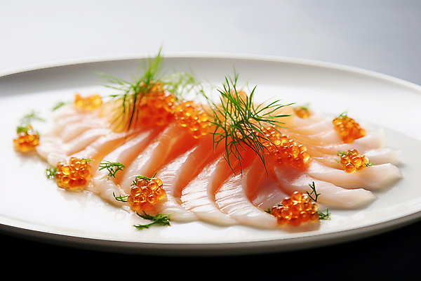 JPG 편집이미지 접시 음식 사람없음 생선회 회 신선 날것 연어알 플레이팅 편집실사 AI포토 AI콘텐츠 식기 알 상차림 CG 파일형식