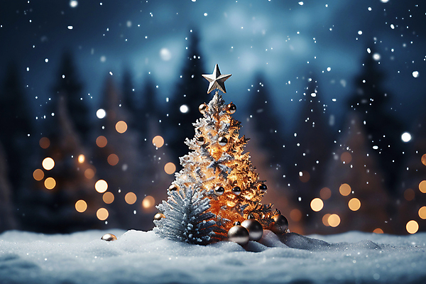 JPG 편집이미지 백그라운드 크리스마스 겨울 사람없음 크리스마스트리 눈 분위기 보케 빛망울 오너먼트 편집실사 AI포토 AI콘텐츠 자연요소 계절 기념일 컨셉 크리스마스장식 날씨 빛 CG 파일형식