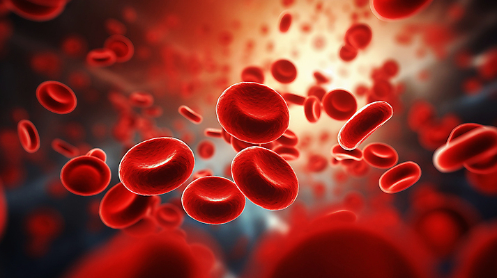 JPG 편집이미지 백그라운드 의학 사람없음 빨간색 흐름 혈액 혈관 적혈구 편집실사 AI컴퓨터그래픽 AI콘텐츠 컬러 컨셉 장기_의학 CG 혈구 파일형식