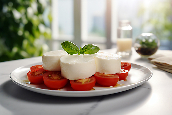 JPG 편집이미지 음식 토마토 요리 사람없음 신선 디지털합성 바질 모짜렐라치즈 카프레제 편집실사 AI포토 AI콘텐츠 채소 치즈 샐러드 CG 파일형식