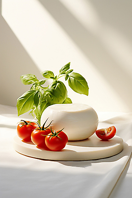 JPG 편집이미지 음식 토마토 요리 사람없음 신선 디지털합성 바질 모짜렐라치즈 카프레제 편집실사 AI포토 AI콘텐츠 채소 치즈 샐러드 CG 파일형식