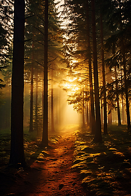 JPG 나무 편집이미지 자연 사람없음 빛 고요 숲 디지털합성 편집실사 AI포토 AI콘텐츠 식물 CG 생태계 파일형식