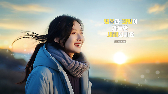 PSD 편집이미지 여자 밝음 한명 미소 웃음 상반신 청년 성인 햇빛 태양 일출 희망 올려보기 새해인사 긍정 긍정적 의료성형뷰티 청년여자한명만 성인여자한명만 2024년 갑진년 이미지편집 자연요소 1 감정 컨셉 모션 새해 표정 사람 노을 인사 연도 여자한명만 성인여자만 청년여자만 파일형식