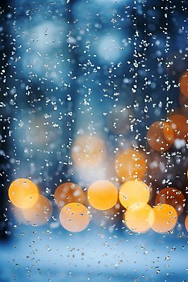 JPG 편집이미지 백그라운드 창문 사람없음 도시 빗방울 보케 빛망울 블러효과 편집실사 AI포토 AI콘텐츠 빛 비_날씨 CG 블러 파일형식 효과