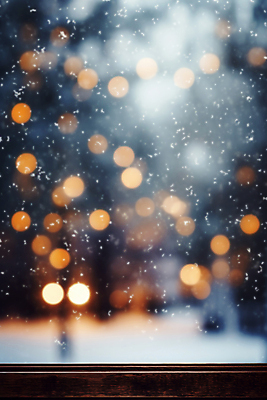 JPG 편집이미지 백그라운드 창문 사람없음 흰색 눈 보케 빛망울 블러효과 편집실사 AI포토 AI콘텐츠 자연요소 컬러 날씨 빛 CG 블러 파일형식 효과