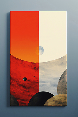 JPG 편집이미지 디자인 포스터 자연 추상 풍경 사람없음 달 원형 모던 질감 미니멀 편집실사 AI포토 AI콘텐츠 자연요소 도형 무늬 CG 생태계 파일형식