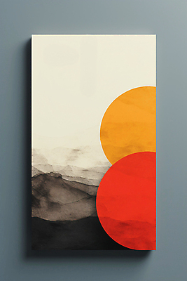 JPG 편집이미지 디자인 포스터 자연 추상 풍경 사람없음 원형 모던 질감 미니멀 편집실사 AI포토 AI콘텐츠 도형 무늬 CG 생태계 파일형식