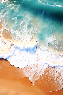 JPG 편집이미지 물결 파도 바다 자연 해변 사람없음 여름 편집실사 AI포토 AI콘텐츠 계절 CG 생태계 파일형식