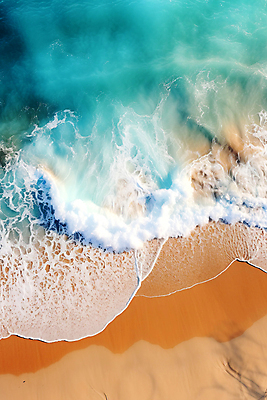 JPG 편집이미지 물결 파도 바다 자연 해변 사람없음 여름 편집실사 AI포토 AI콘텐츠 계절 CG 생태계 파일형식