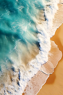 JPG 편집이미지 물결 파도 바다 자연 해변 사람없음 여름 편집실사 AI포토 AI콘텐츠 계절 CG 생태계 파일형식