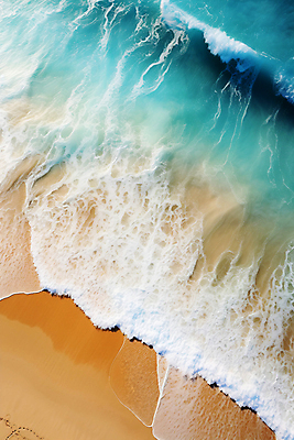 JPG 편집이미지 물결 파도 바다 자연 해변 사람없음 여름 편집실사 AI포토 AI콘텐츠 계절 CG 생태계 파일형식