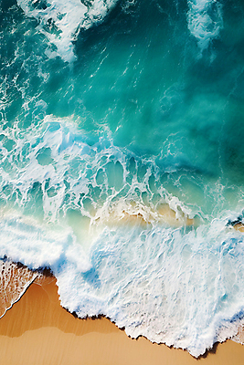 JPG 편집이미지 물결 파도 바다 자연 해변 사람없음 여름 편집실사 AI포토 AI콘텐츠 계절 CG 생태계 파일형식