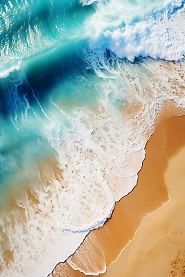 JPG 편집이미지 물결 파도 바다 자연 해변 사람없음 여름 편집실사 AI포토 AI콘텐츠 계절 CG 생태계 파일형식