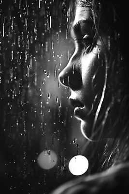 JPG 편집이미지 여자 얼굴 흑백 한명 상반신 성인 여름 검은색 비 보케 장마 빗물 블러효과 성인여자한명만 편집실사 AI인물포토 AI콘텐츠 자연요소 1 계절 컬러 날씨 촬영기법 사람 신체부위 비_날씨 CG 블러 여자한명만 성인여자만 파일형식 효과 AI포토