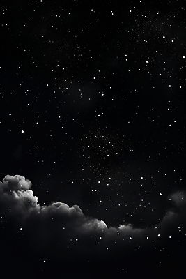 JPG 구름 백그라운드 일러스트 자연 밤하늘 흑백 사람없음 검은색 야간 국내일러스트 AI일러스트 AI콘텐츠 자연요소 컬러 하늘 촬영기법 생태계 파일형식