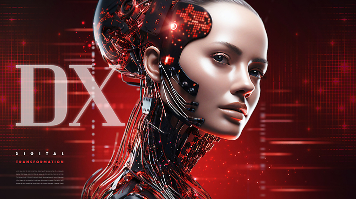 PSD 편집이미지 교육 얼굴 미래 사람없음 빨간색 디지털 스크린 로봇 휴머노이드 미래산업 AI_인공지능 이미지편집 산업 컬러 컨셉 신체부위 파일형식