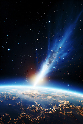 JPG 편집이미지 백그라운드 사람없음 빛 우주 행성 은하 혜성 편집실사 AI컴퓨터그래픽 AI콘텐츠 별 CG 파일형식