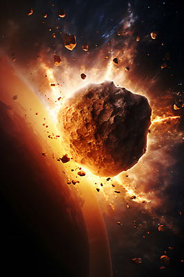 JPG 편집이미지 백그라운드 사람없음 빛 우주 행성 충돌 은하 혜성 편집실사 AI컴퓨터그래픽 AI콘텐츠 별 CG 파일형식