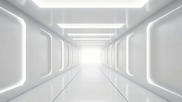 JPG 편집이미지 백그라운드 미래 사람없음 공간 흰색 복도 심플 미니멀 비어있는 이미지편집 편집실사 AI포토 AI콘텐츠 컬러 컨셉 CG 파일형식