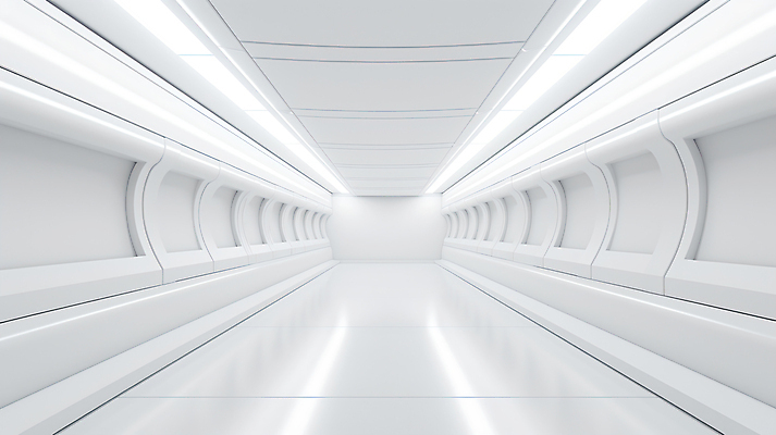 JPG 편집이미지 백그라운드 미래 사람없음 공간 흰색 복도 심플 미니멀 비어있는 이미지편집 편집실사 AI포토 AI콘텐츠 컬러 컨셉 CG 파일형식