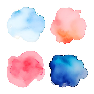 PSD 일러스트 자국 수채화 사람없음 세트 컬러풀 물감 얼룩 분위기 오브젝트 번짐 국내일러스트 컬러 컨셉 미술도구 파일형식 효과