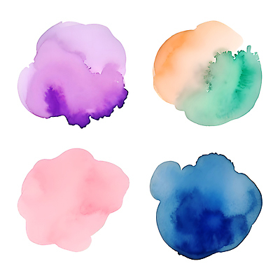 PSD 일러스트 자국 수채화 사람없음 세트 컬러풀 물감 얼룩 분위기 오브젝트 번짐 국내일러스트 컬러 컨셉 미술도구 파일형식 효과