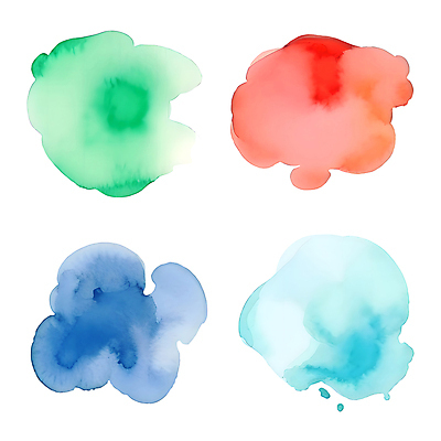 PSD 일러스트 자국 수채화 사람없음 세트 컬러풀 물감 얼룩 분위기 오브젝트 번짐 국내일러스트 컬러 컨셉 미술도구 파일형식 효과