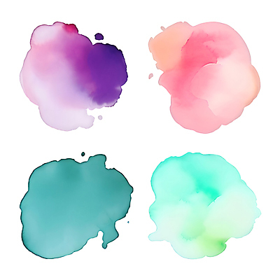 PSD 일러스트 자국 수채화 사람없음 세트 컬러풀 물감 얼룩 분위기 오브젝트 번짐 국내일러스트 컬러 컨셉 미술도구 파일형식 효과