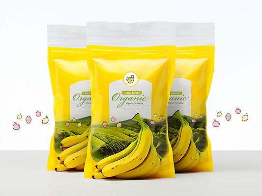 PSD 편집이미지 바나나 사람없음 노란색 신선 유기농 패키지 파우치 이미지편집 웰빙 컬러 가방 과일 파일형식