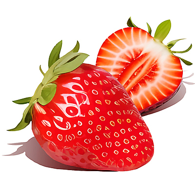 아이콘 딸기 단면 사람없음 신선 광택 2D아이콘 AI파일 과일 파일형식 벡터