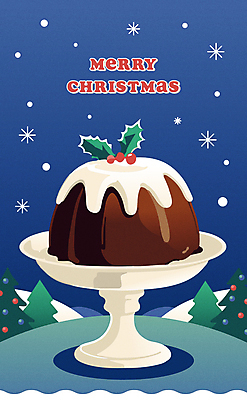 포스터 크리스마스 겨울 일러스트 디저트 이벤트 사람없음 눈송이 분위기 오브젝트 침엽수 푸딩 호랑가시나무열매 케이크스탠드 국내일러스트 AI파일 나무 계절 기념일 열매 음식 컨셉 눈_날씨 받침대 파일형식 벡터